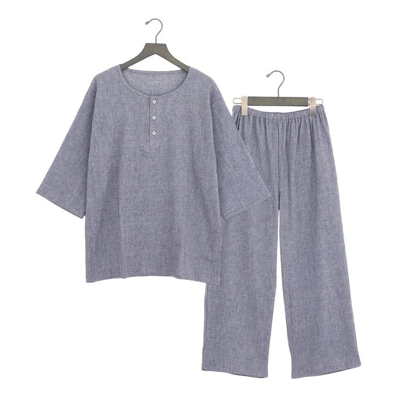 【日本製】楊柳 綿100％ パジャマ メンズ