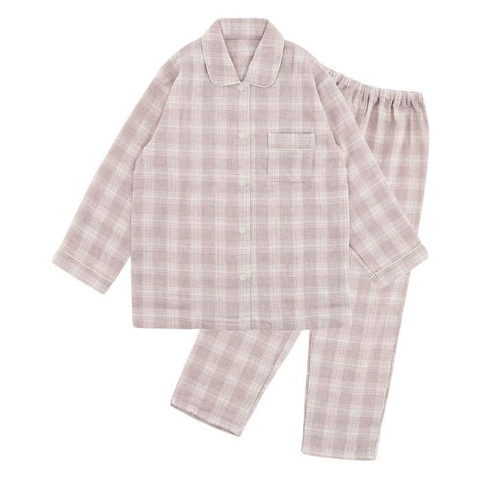 Suimin Care 【日本製】 ボタニカル 起毛 3重ガーゼ 綿100％ パジャマ レディース