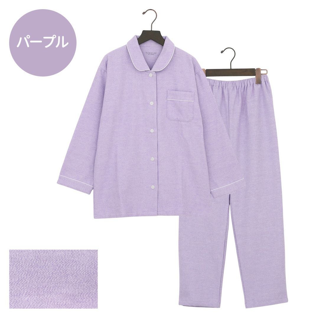 Suimin Care 【日本製】 わたもうふ 綿100％ パジャマ レディース